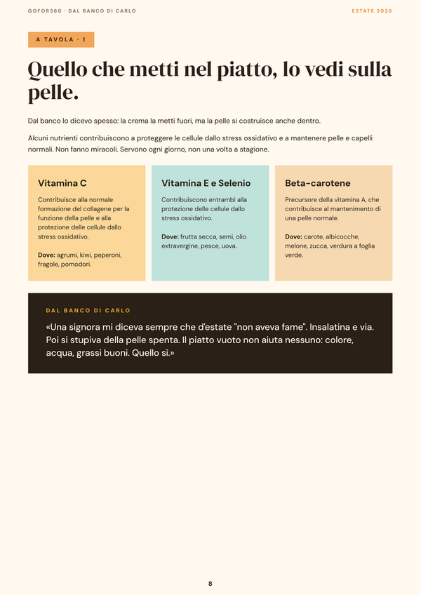 Anteprima guida - a tavola