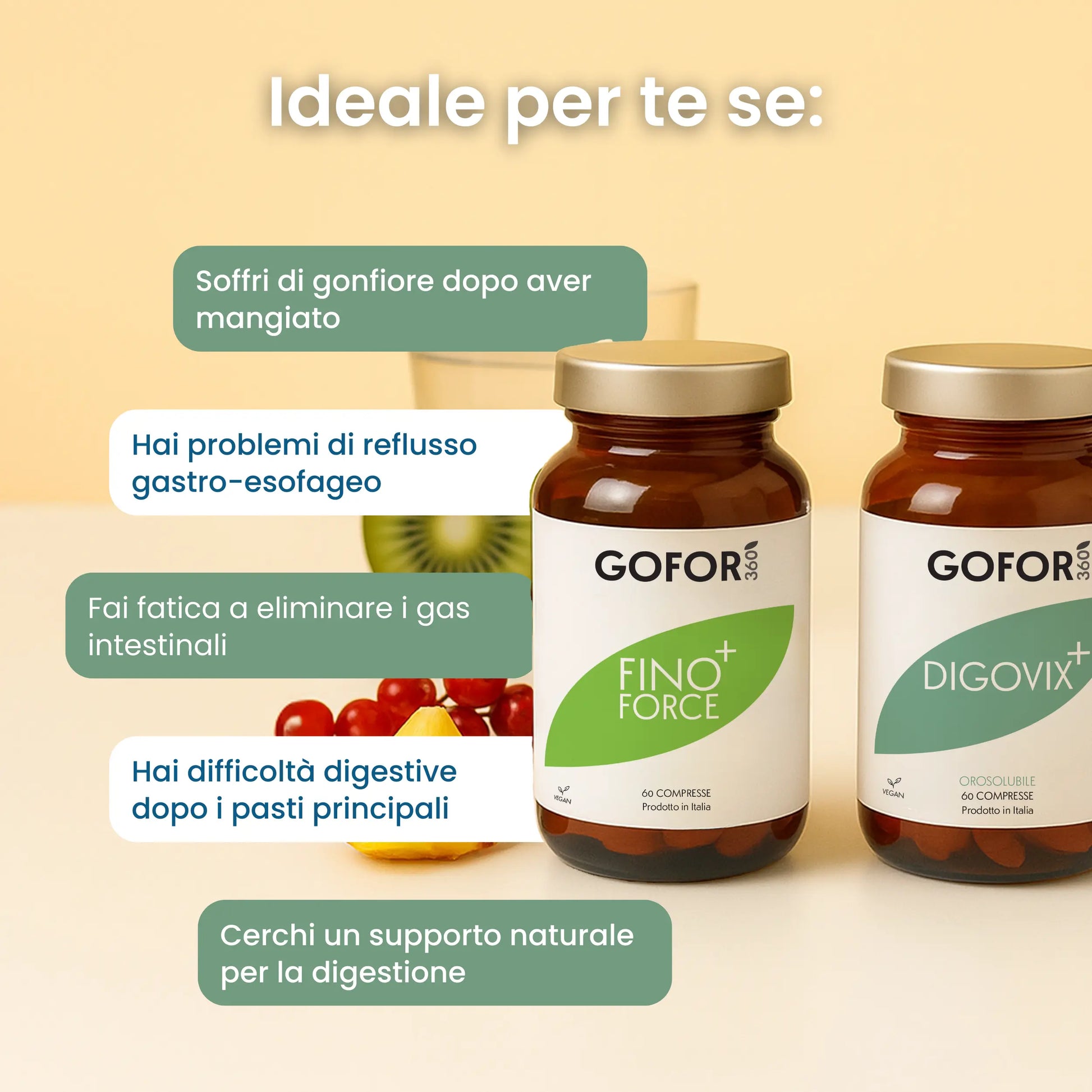 Kit Gonfiore Addominale gofor360 Kit Gonfiore Addominale gofor360