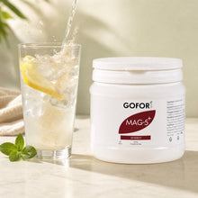 MAG-5+ ENERGY sciolto in acqua con ghiaccio, limone e menta