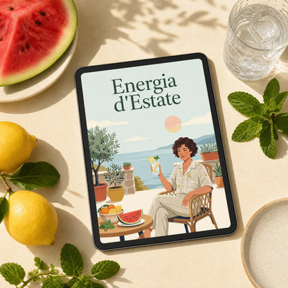 Guida Energia d'Estate gofor360 - anteprima su tablet con frutta estiva