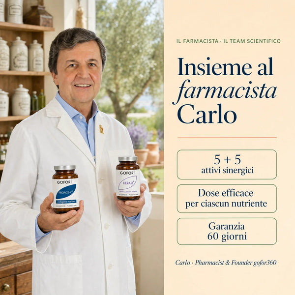 Insieme al farmacista Carlo