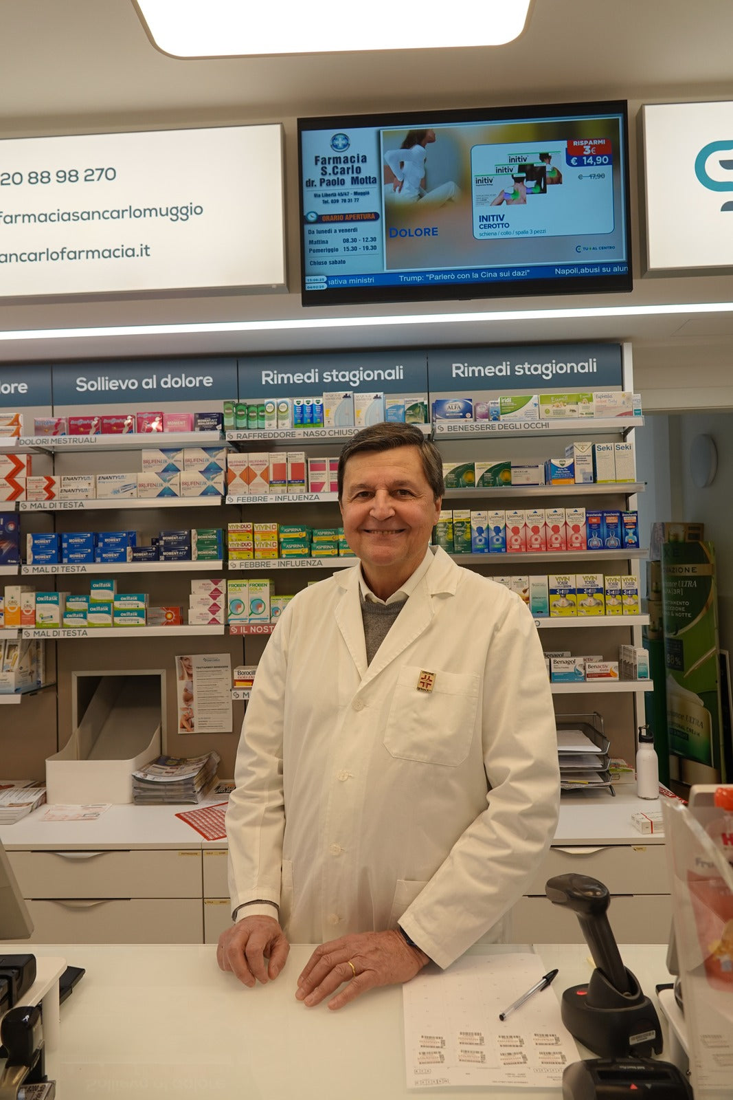 Carlo — farmacista e fondatore