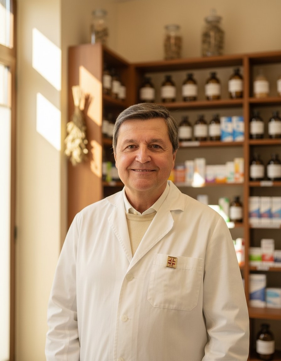 Carlo — farmacista e fondatore