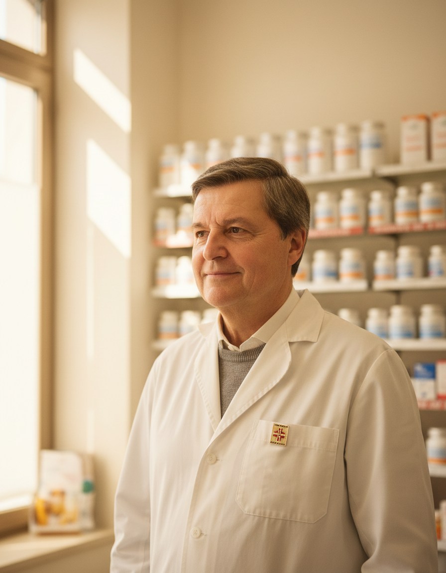Carlo — farmacista e fondatore