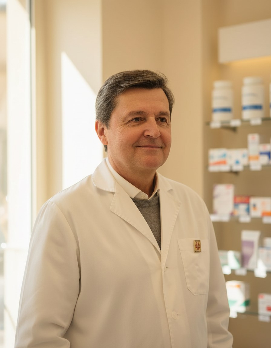 Carlo — farmacista e fondatore